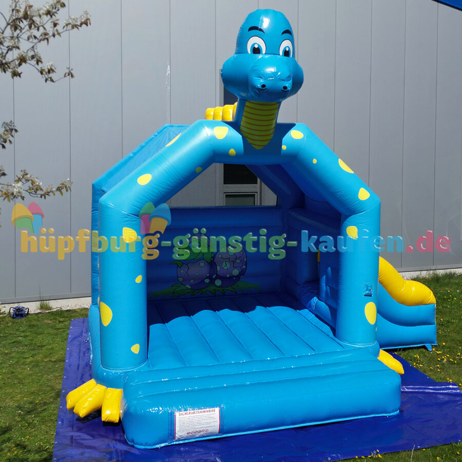 Hüpfburg Dino mit Rutsche – Bild 5
