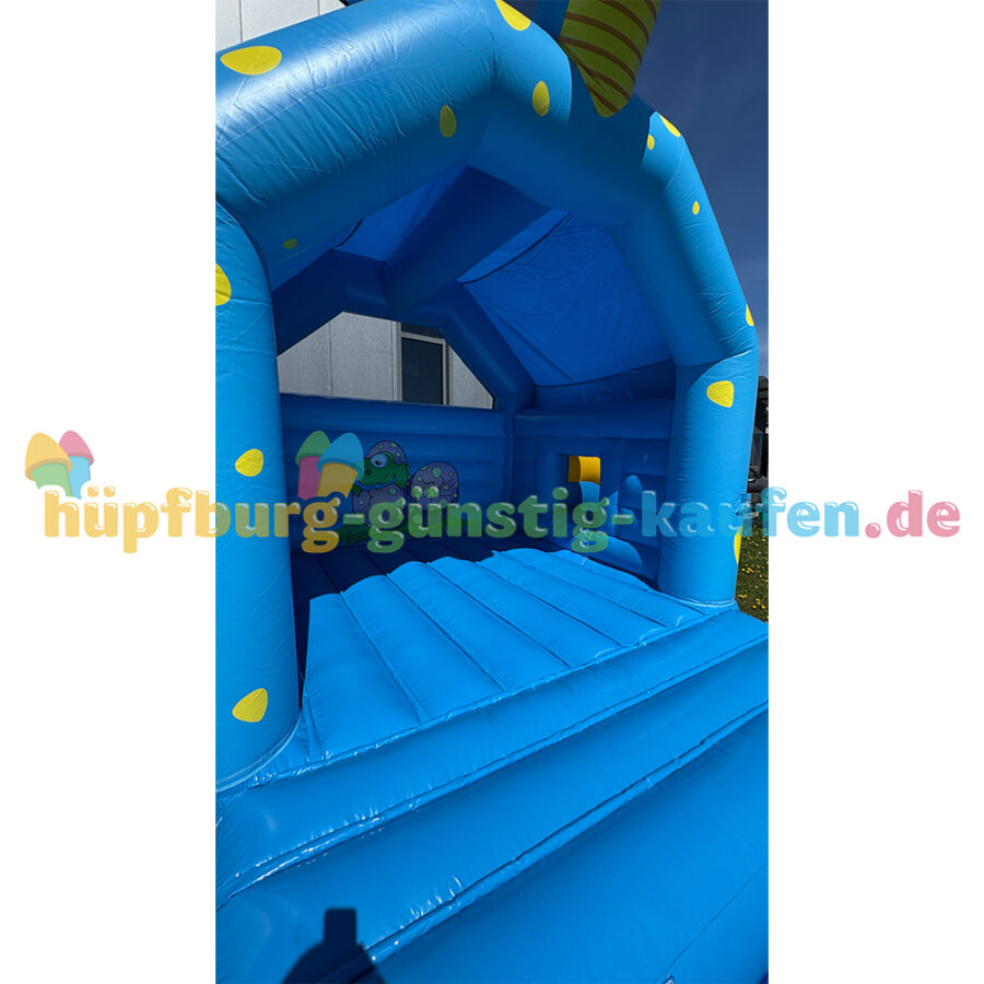 Hüpfburg Dino mit Rutsche – Bild 7