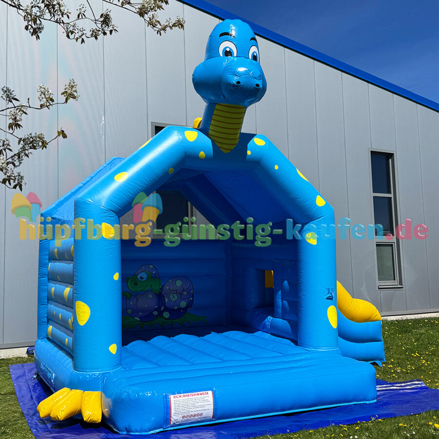 Hüpfburg Dino mit Rutsche – Bild 10
