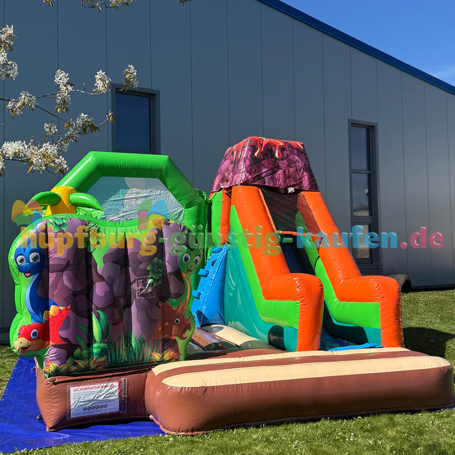 Hüpfburg Dinowelt mit Rutsche – Bild 6