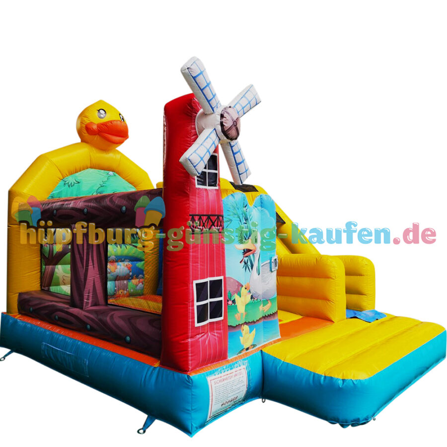 Hüpfburg Entenland mit Rutsche – Bild 3
