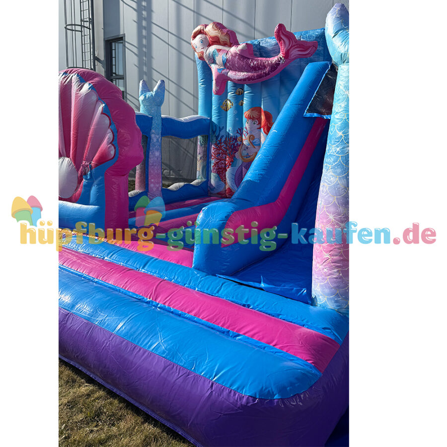 Hüpfburg Meerjungfrau mit Rutsche – Bild 6