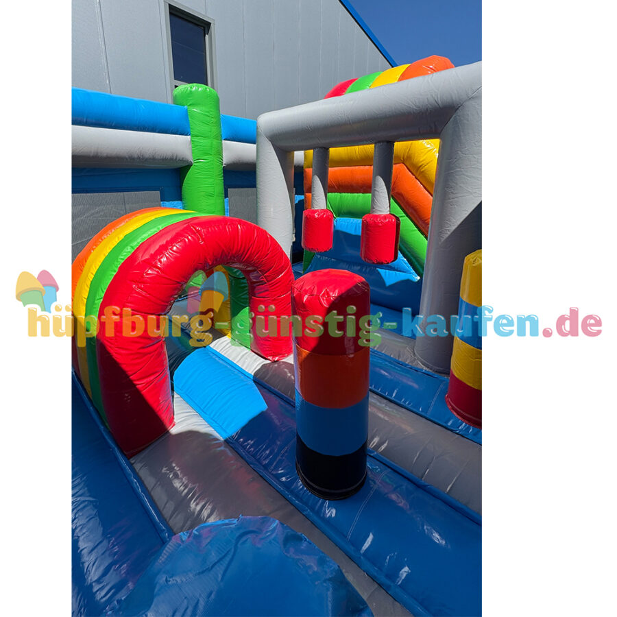 Hüpfburg Roboter mit Rutsche – Bild 12