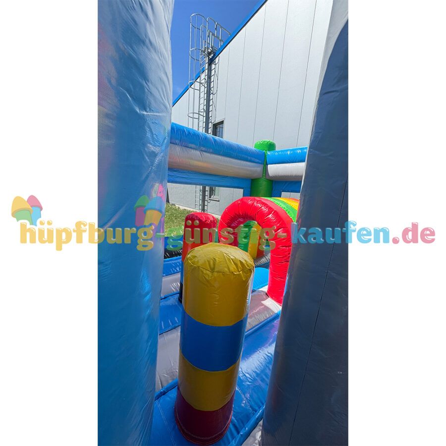 Hüpfburg Roboter mit Rutsche – Bild 8