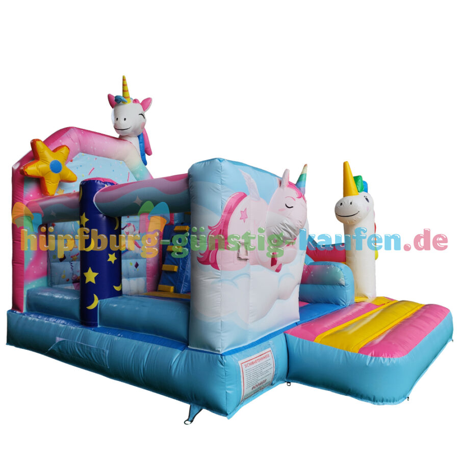 Hüpfburg Einhornland mit Rutsche – Bild 17