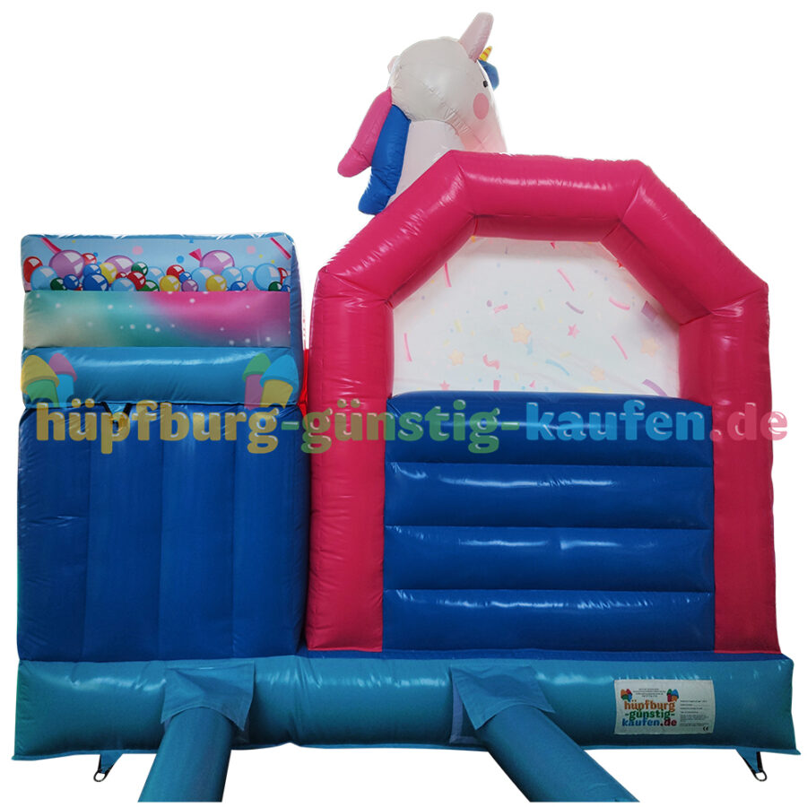 Hüpfburg Einhornland mit Rutsche – Bild 16