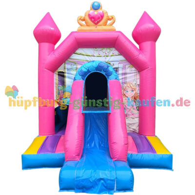 Hüpfburg Prinzessin Mini mit Rutsche