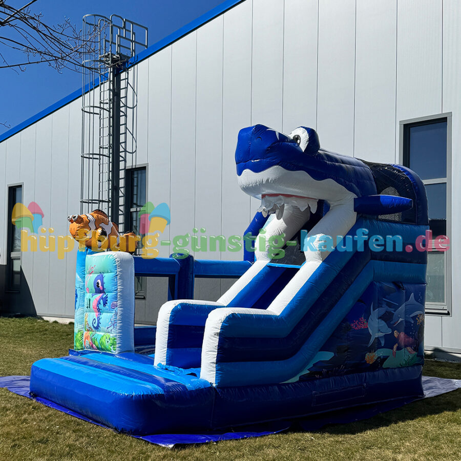 Hüpfburg Clownfisch mit Rutsche – Bild 4