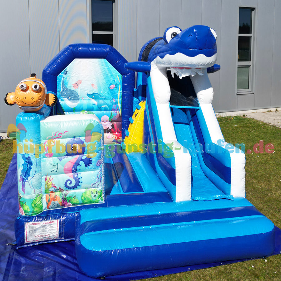 Hüpfburg Clownfisch mit Rutsche – Bild 8