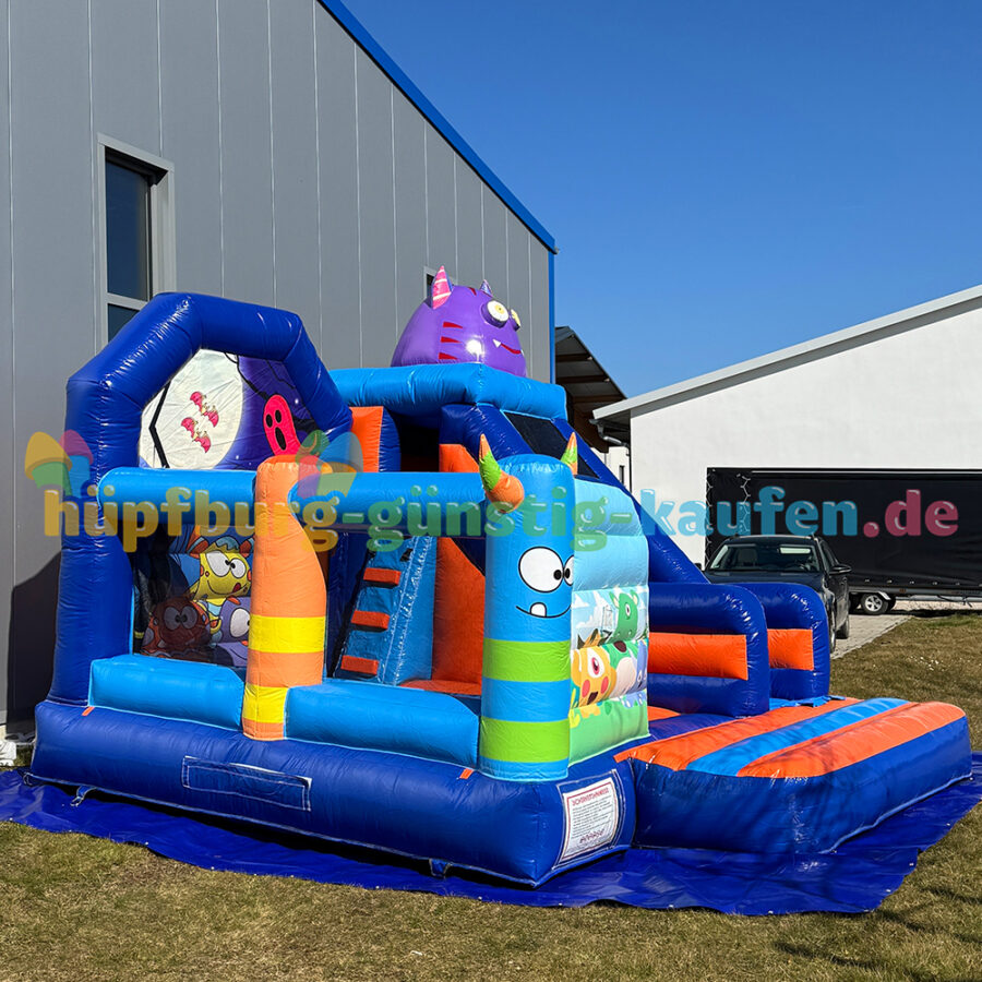 Hüpfburg Gruselmonster mit Rutsche – Bild 6