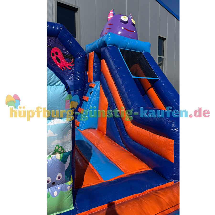 Hüpfburg Gruselmonster mit Rutsche – Bild 9
