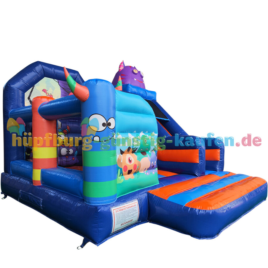 Hüpfburg Gruselmonster mit Rutsche – Bild 12
