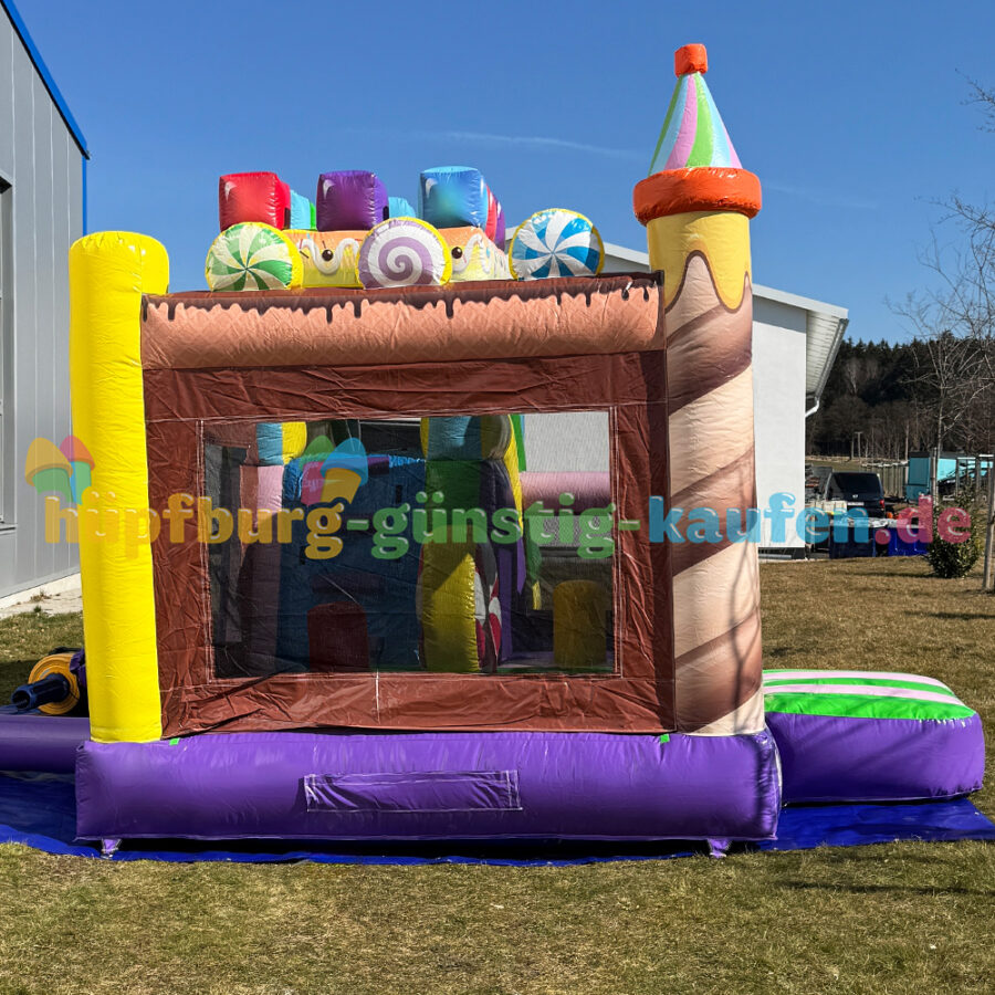 Hüpfburg Partydrache mit Rutsche – Bild 11