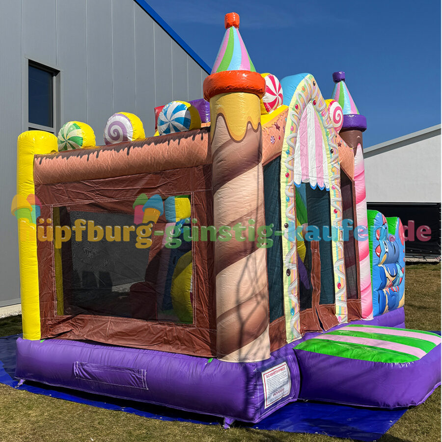 Hüpfburg Partydrache mit Rutsche – Bild 12