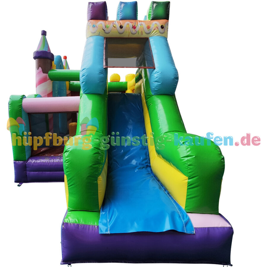 Hüpfburg Partydrache mit Rutsche – Bild 22