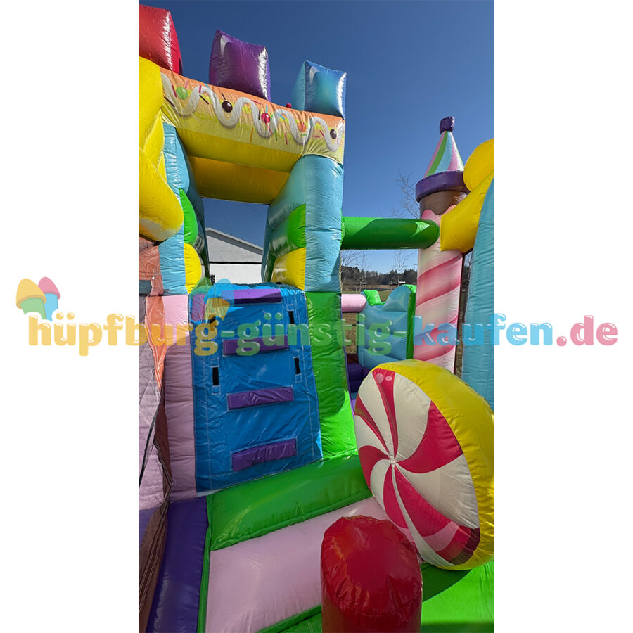 Hüpfburg Partydrache mit Rutsche – Bild 9
