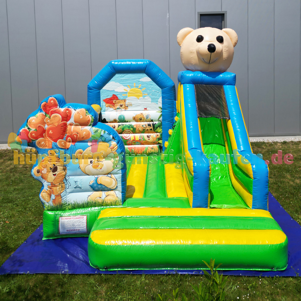 Hüpfburg Bärchen mit Rutsche – Bild 2