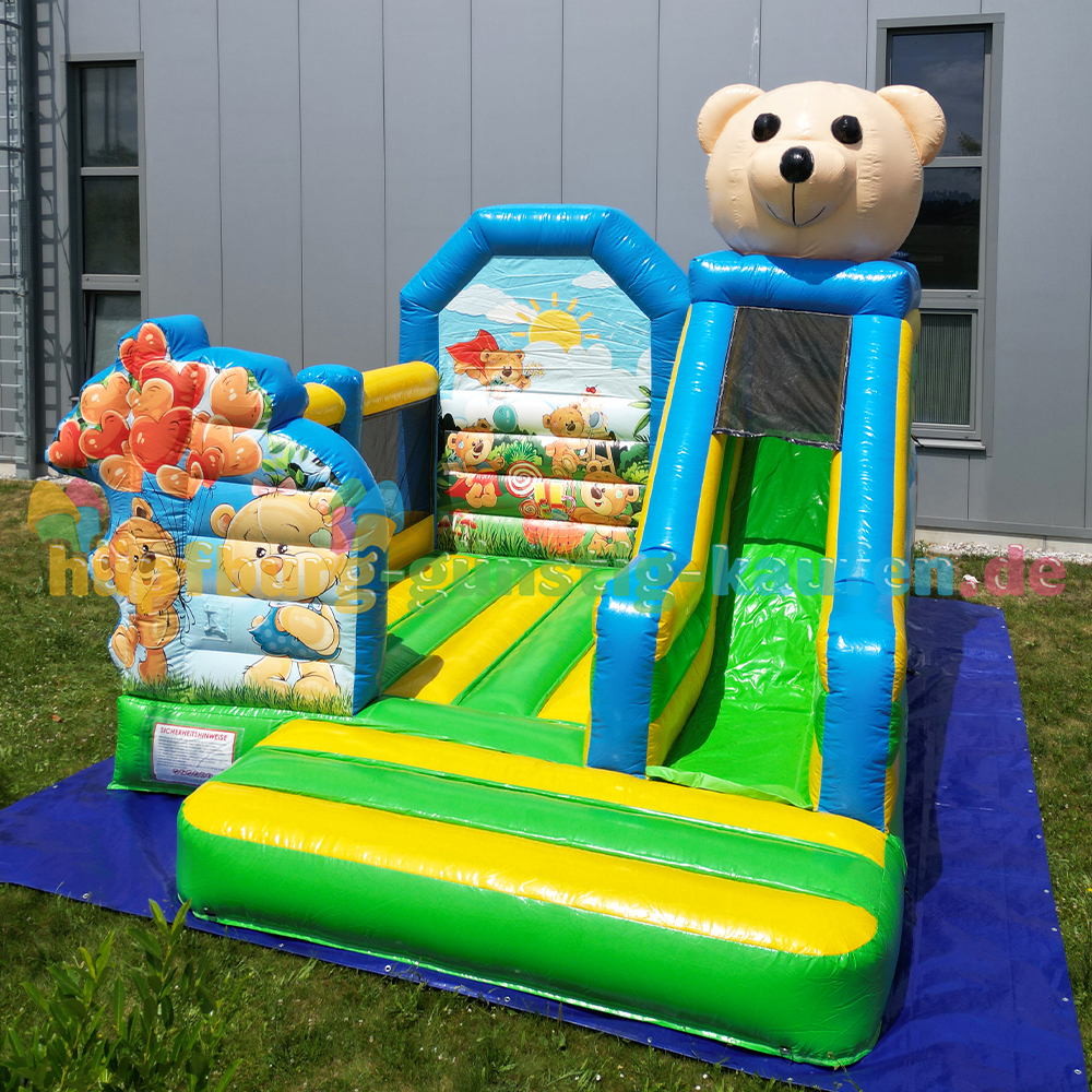 Hüpfburg Bärchen mit Rutsche – Bild 4
