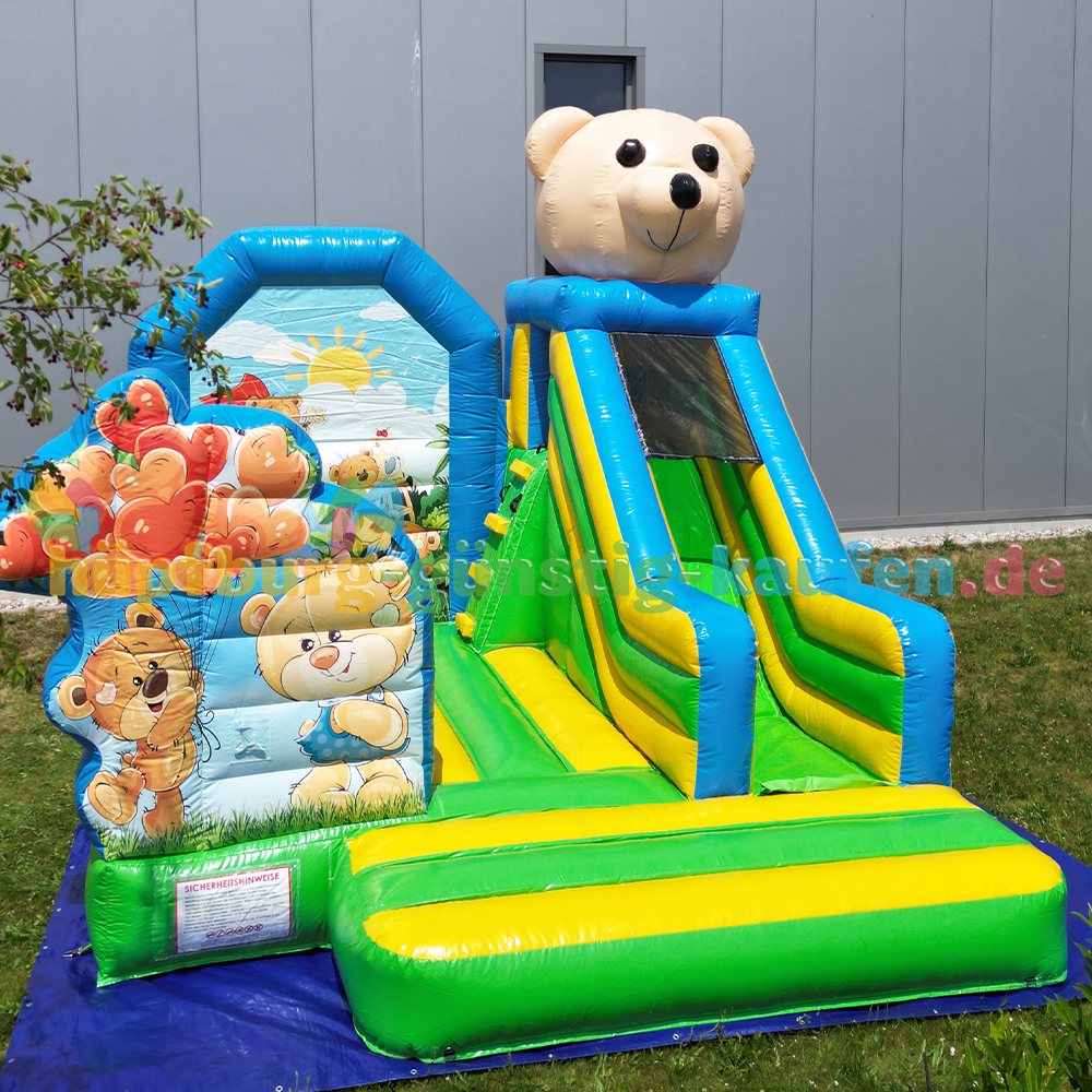 Hüpfburg Bärchen mit Rutsche – Bild 11