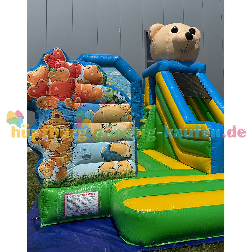 Hüpfburg Bärchen mit Rutsche – Bild 12