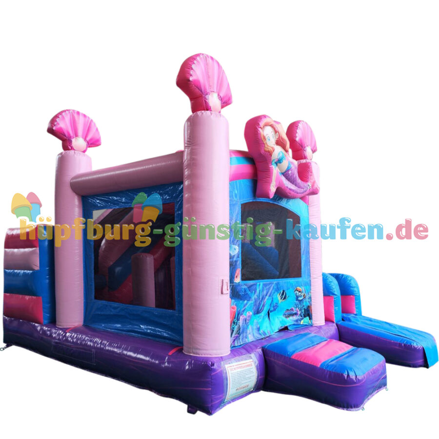 Hüpfburg Badenixe mit Rutsche – Bild 4