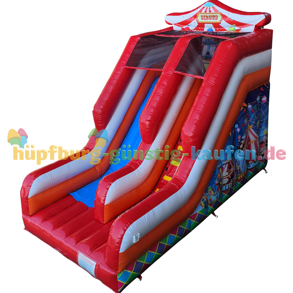 Hüpfburg Rutsche Zirkuswelt