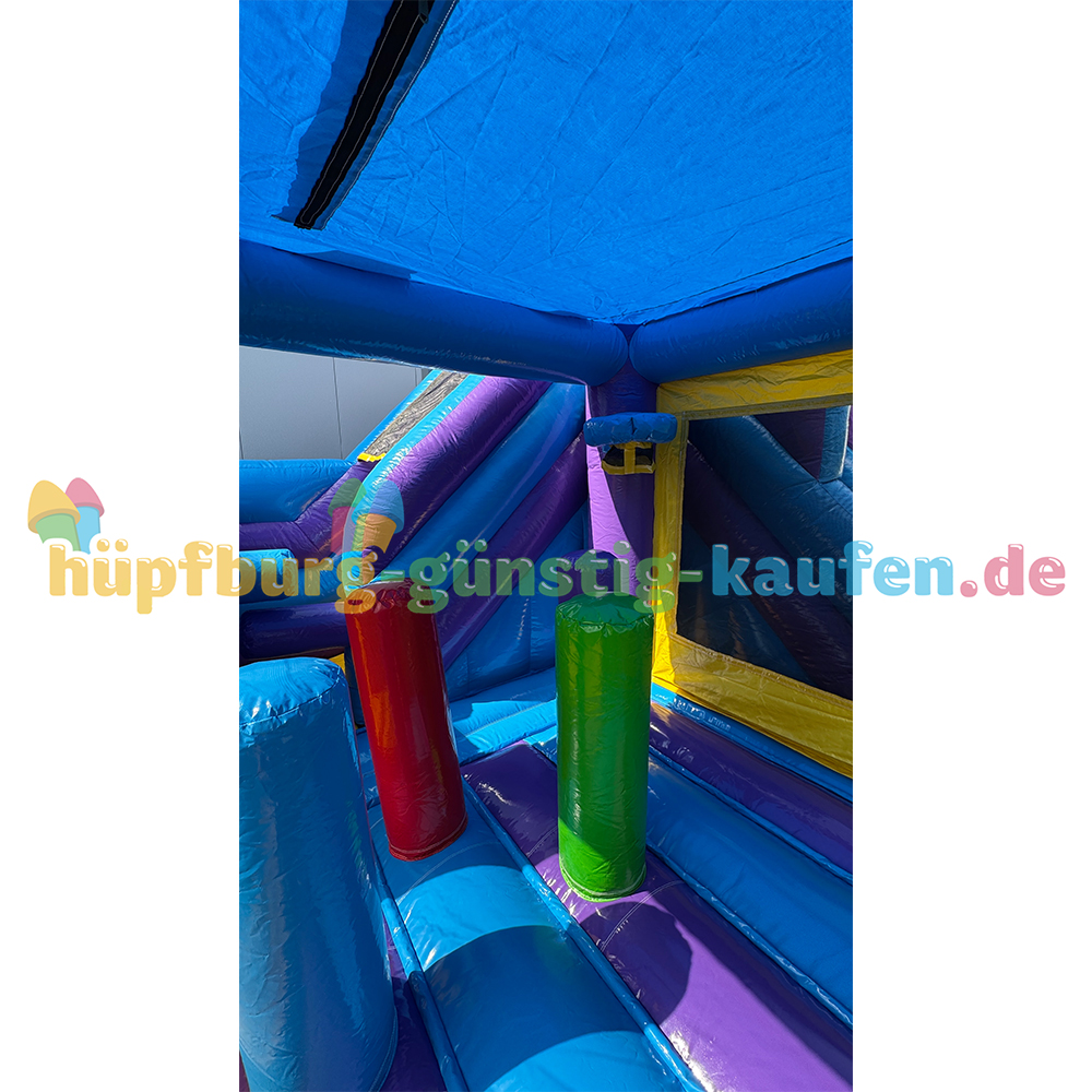 Hüpfburg Seestern mit Rutsche – Bild 16