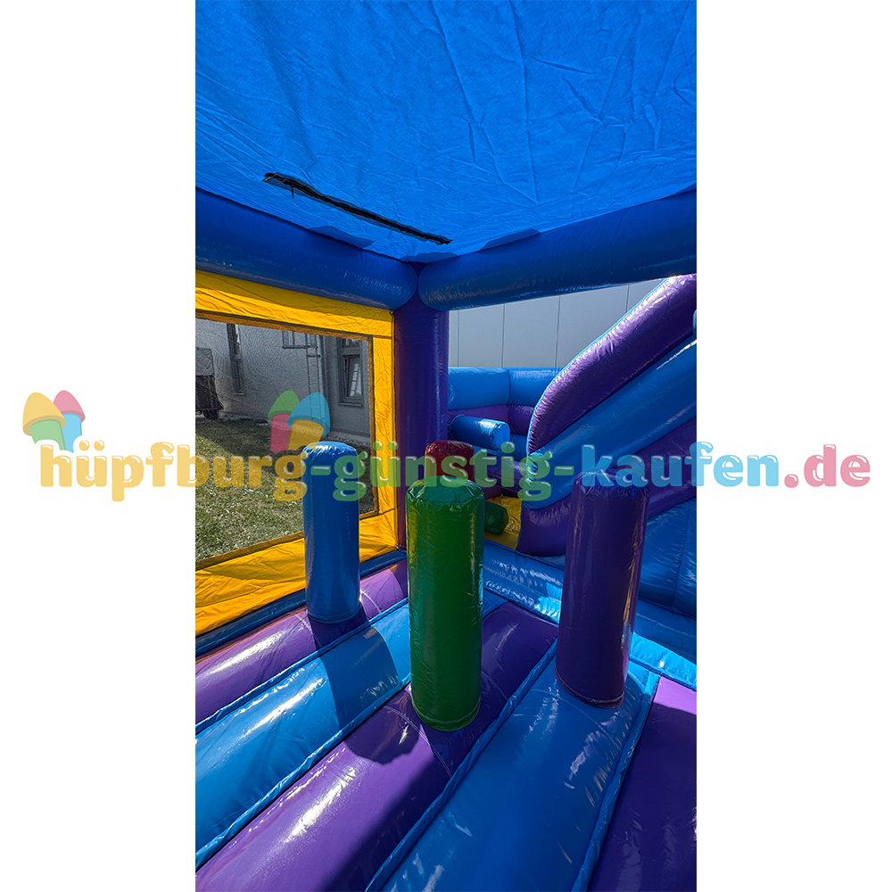 Hüpfburg Seestern mit Rutsche – Bild 17