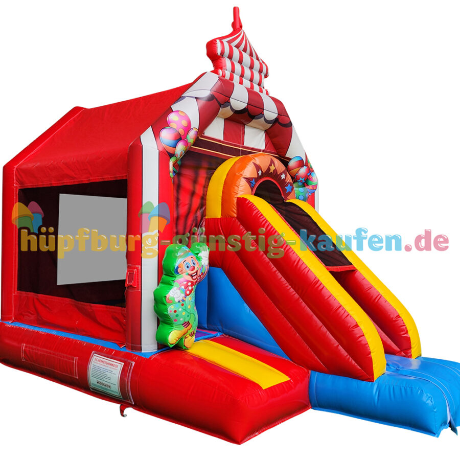 Hüpfburg Zirkusshow mit Rutsche – Bild 3