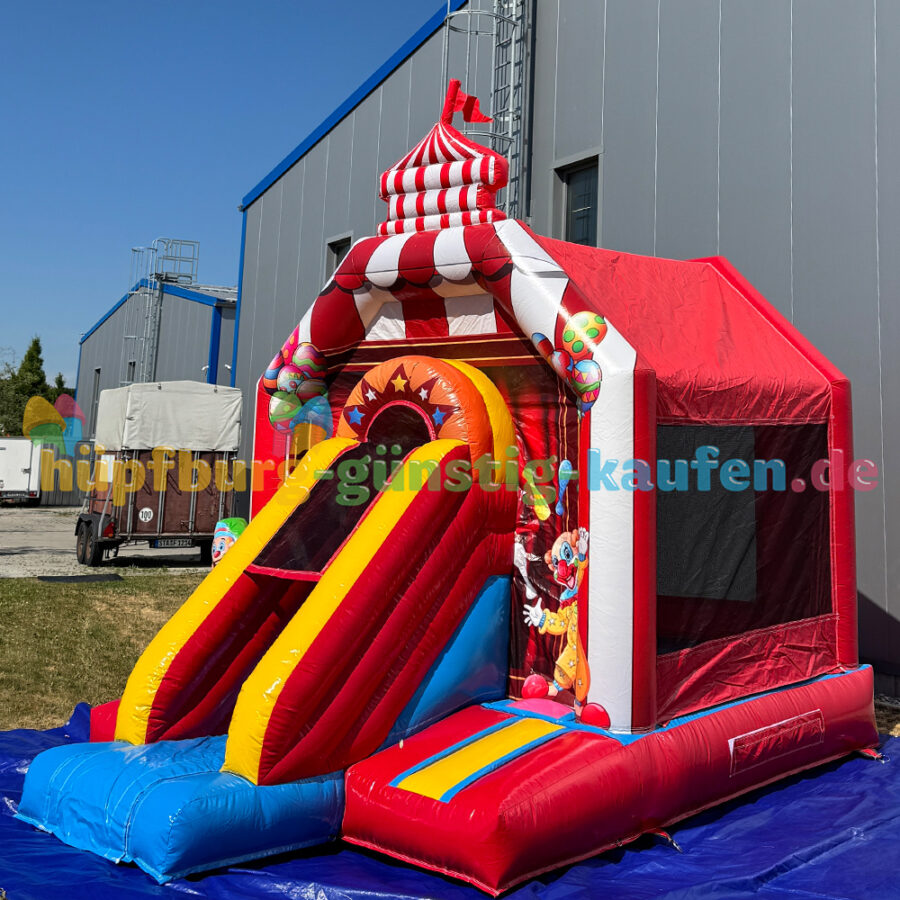 Hüpfburg Zirkusshow mit Rutsche – Bild 14