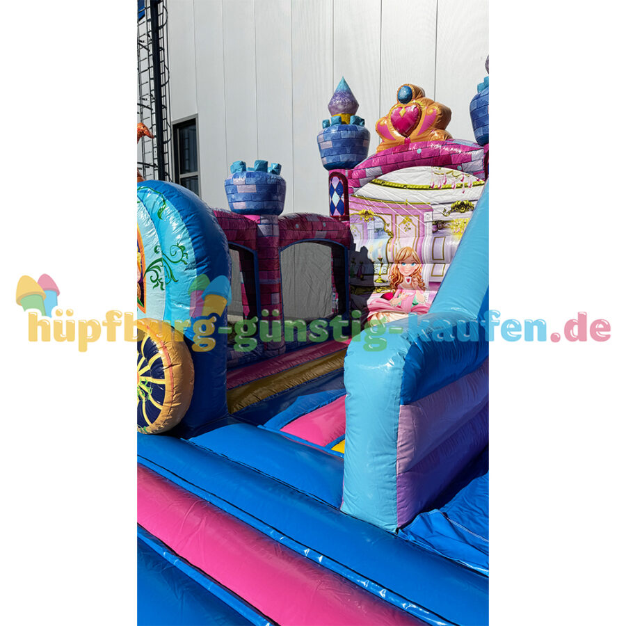 Hüpfburg Märchenschloss mit Rutsche – Bild 11
