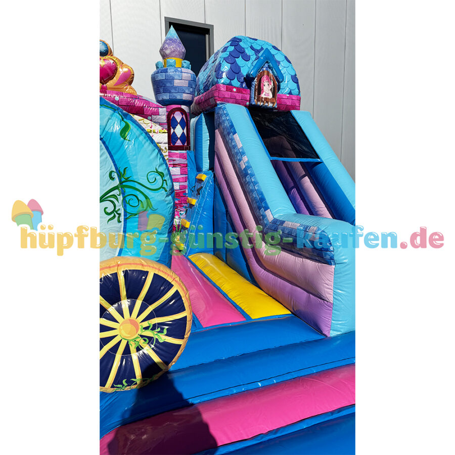 Hüpfburg Märchenschloss mit Rutsche – Bild 10